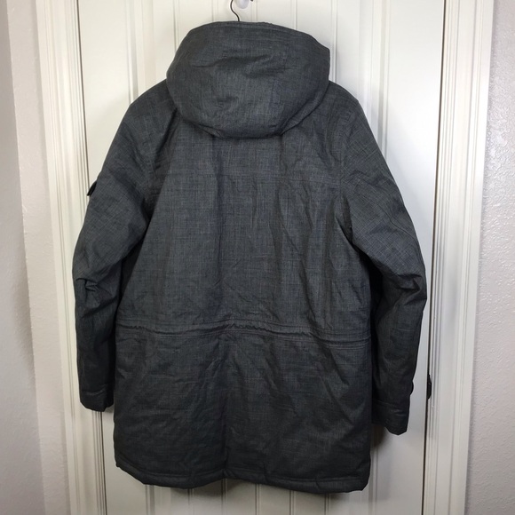 L.L. Bean TEK Waterproof Down Filled Shell Parka In Grey Size Medium. - Picture 8 of 12